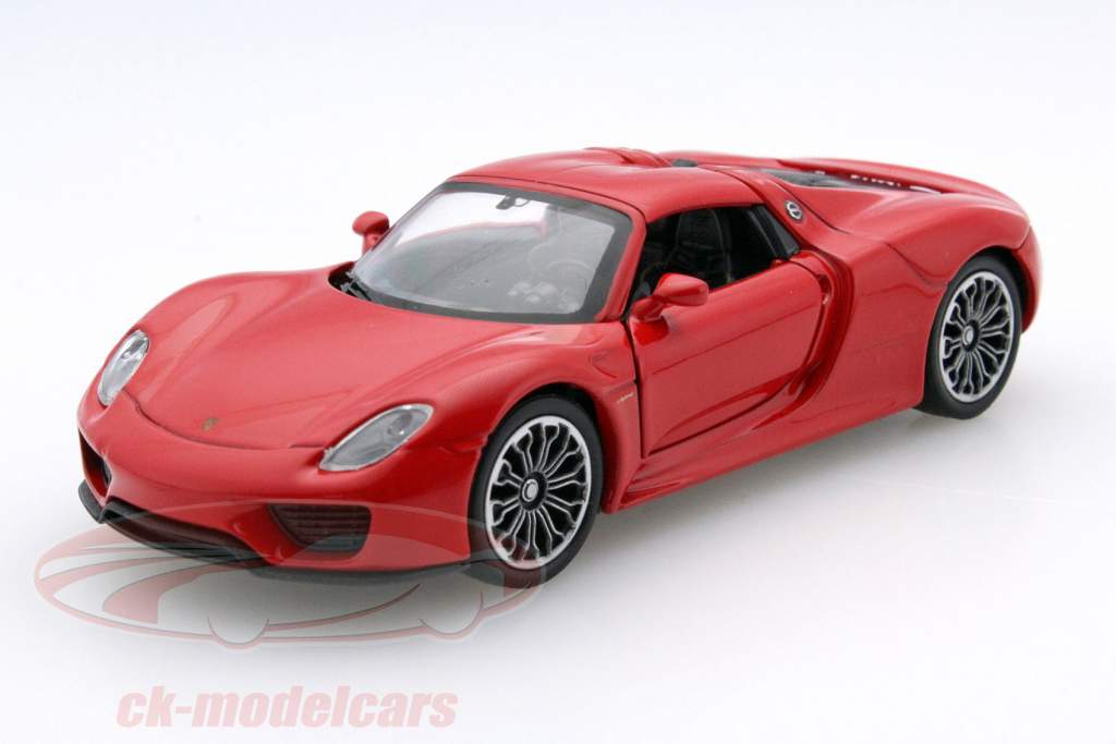 Porsche 918 Spyder Pullback 赤 1:32 Welly