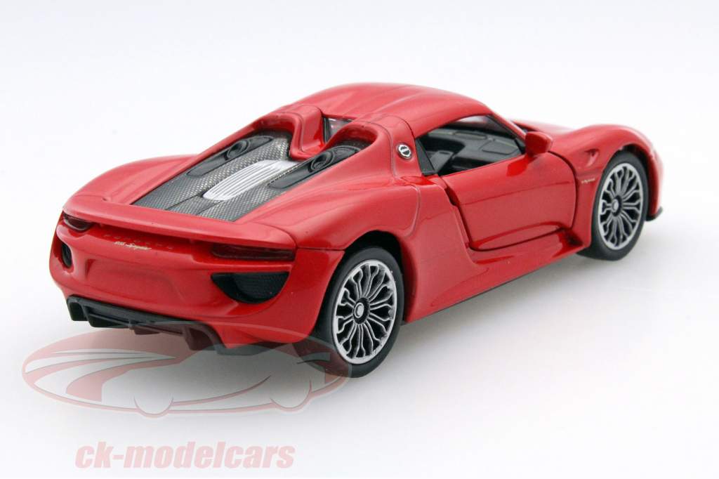 Porsche 918 Spyder Pullback rosso 1:32 Welly