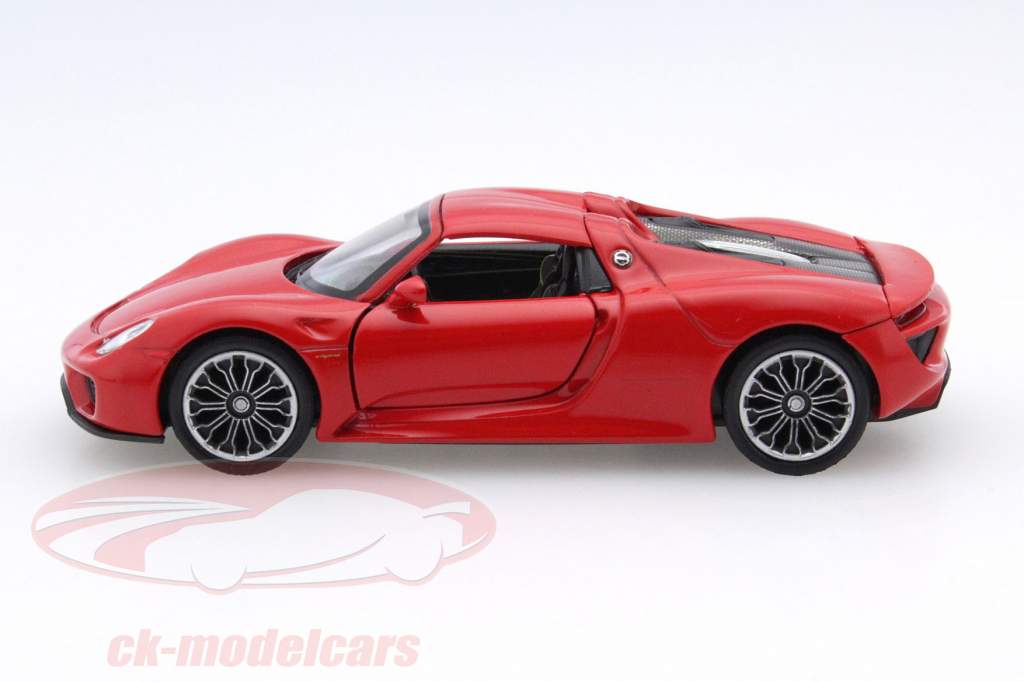 Porsche 918 Spyder Pullback red 1:32 Welly