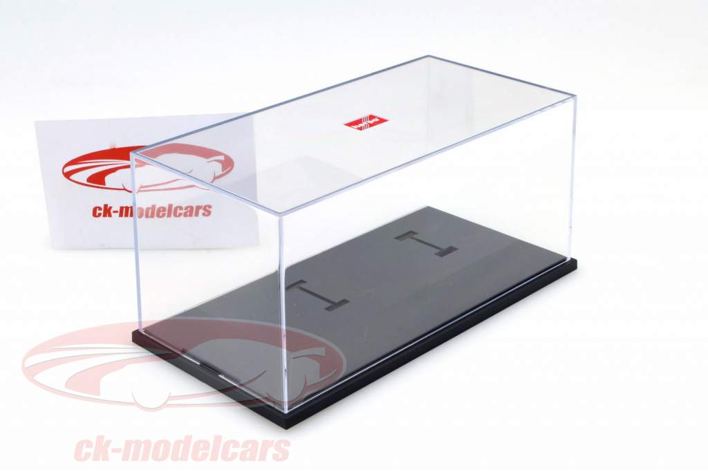 Herpa 车模型展示盒 防尘罩 高透明带底座持有夹子固定 1:43