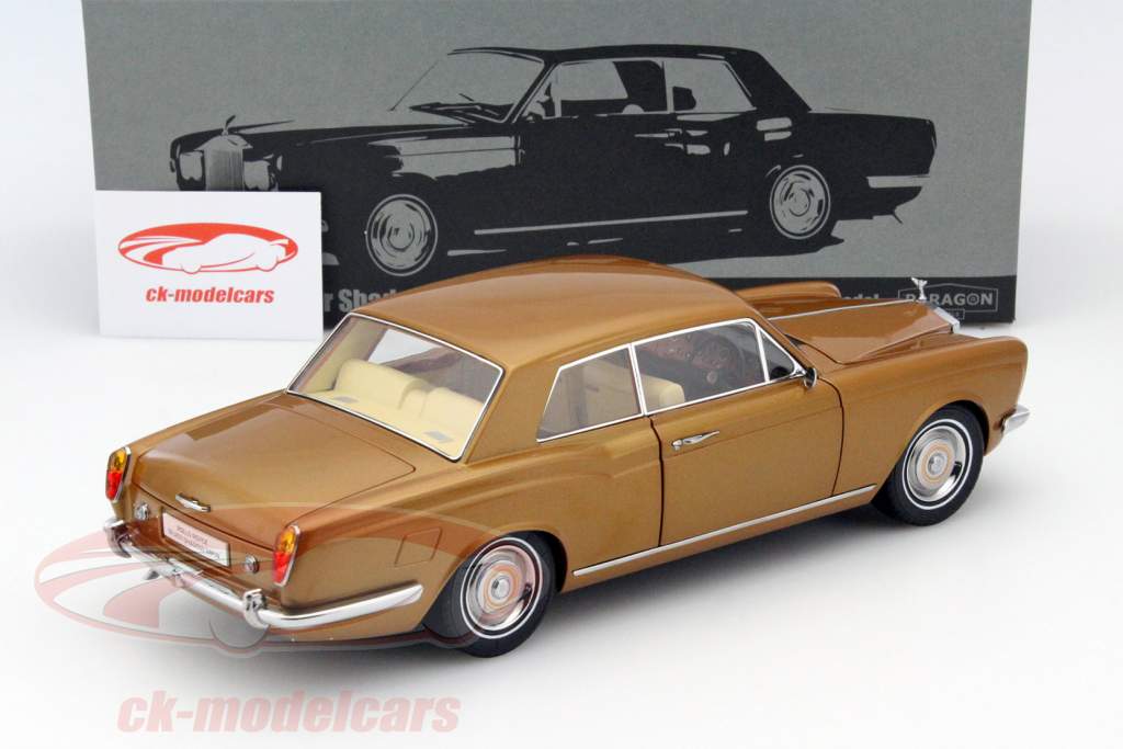 Rolls Royce MPW 2 Двери Coupe RHD год 1968 бронза 1:18 ParagonModels