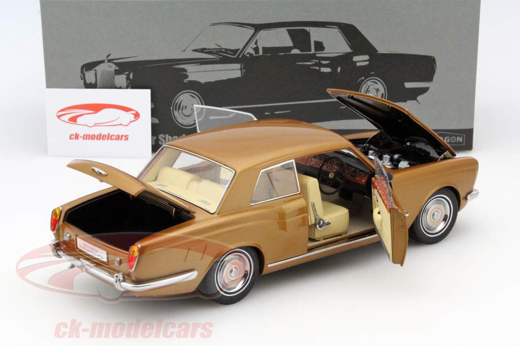 Rolls Royce MPW 2 Двери Coupe RHD год 1968 бронза 1:18 ParagonModels