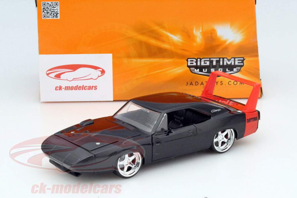 Dodge Charger Daytona año 1969 negro 1:24 Jada Toys