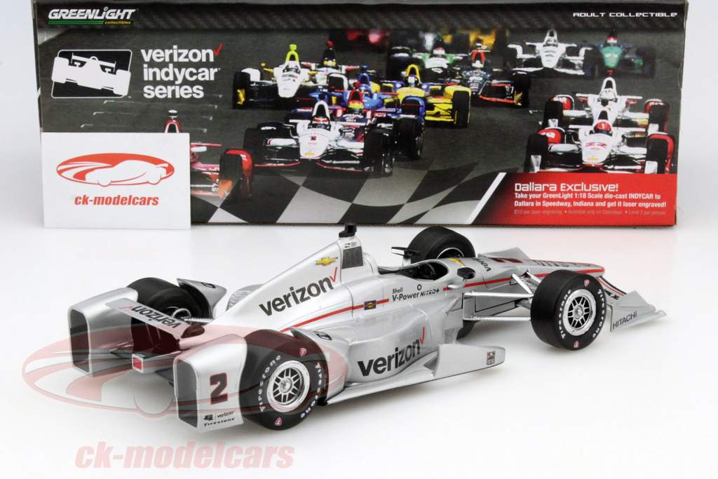Juan Pablo Montoya Chevrolet #2 IndyCar Series 2016 1:18 Greenlight
