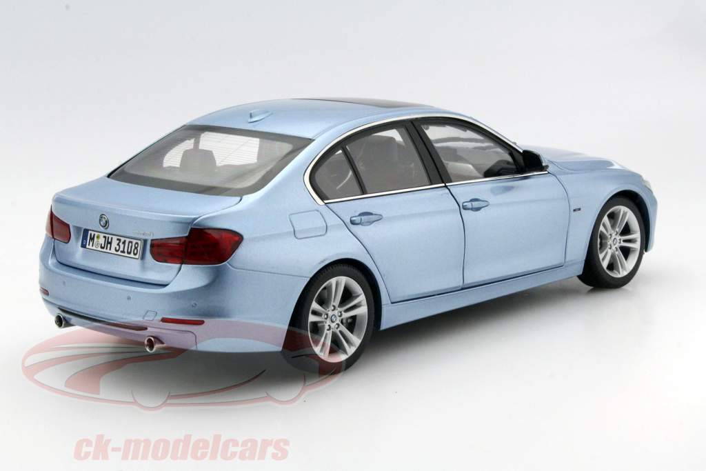 BMW 3 Series (F30) Year 2012 liquid blue 1:18 ParagonModels