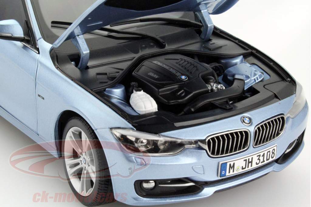 BMW 3 Series (F30) anno 2012 liquido blu 1:18 ParagonModels