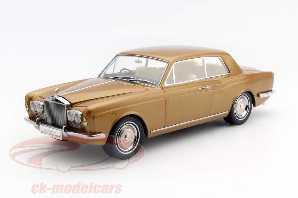 Rolls Royce MPW 2 Двери Coupe RHD год 1968 бронза 1:18 ParagonModels