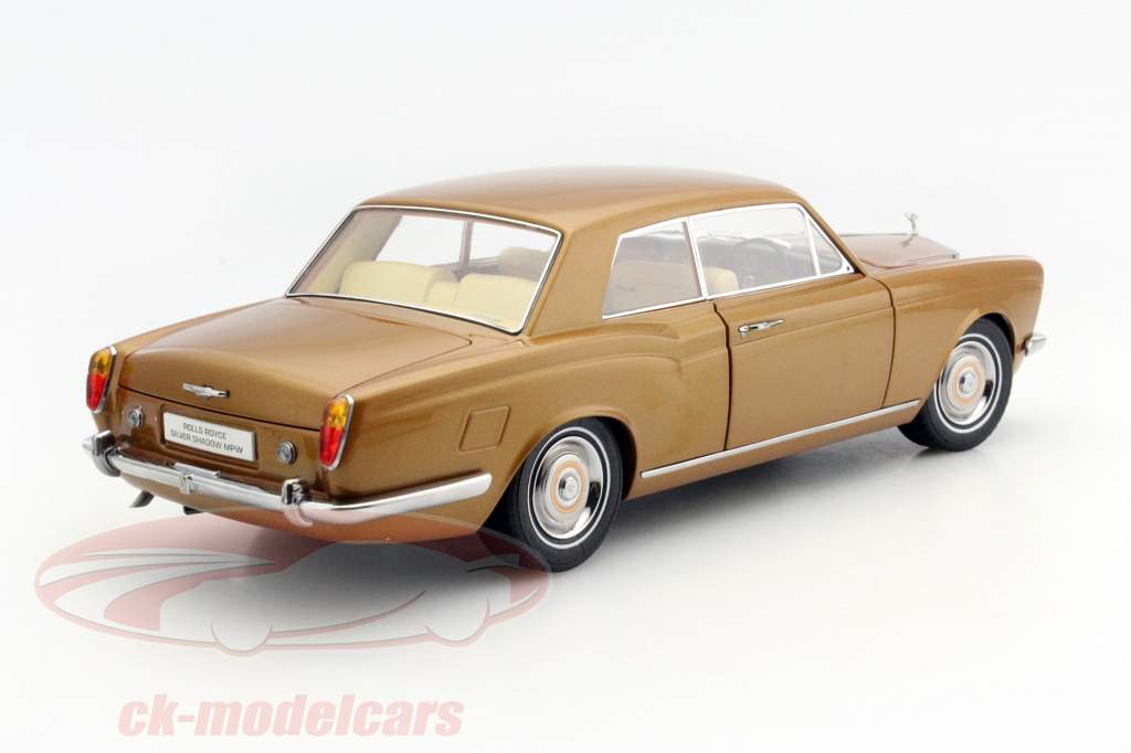 Rolls Royce MPW 2 Двери Coupe RHD год 1968 бронза 1:18 ParagonModels