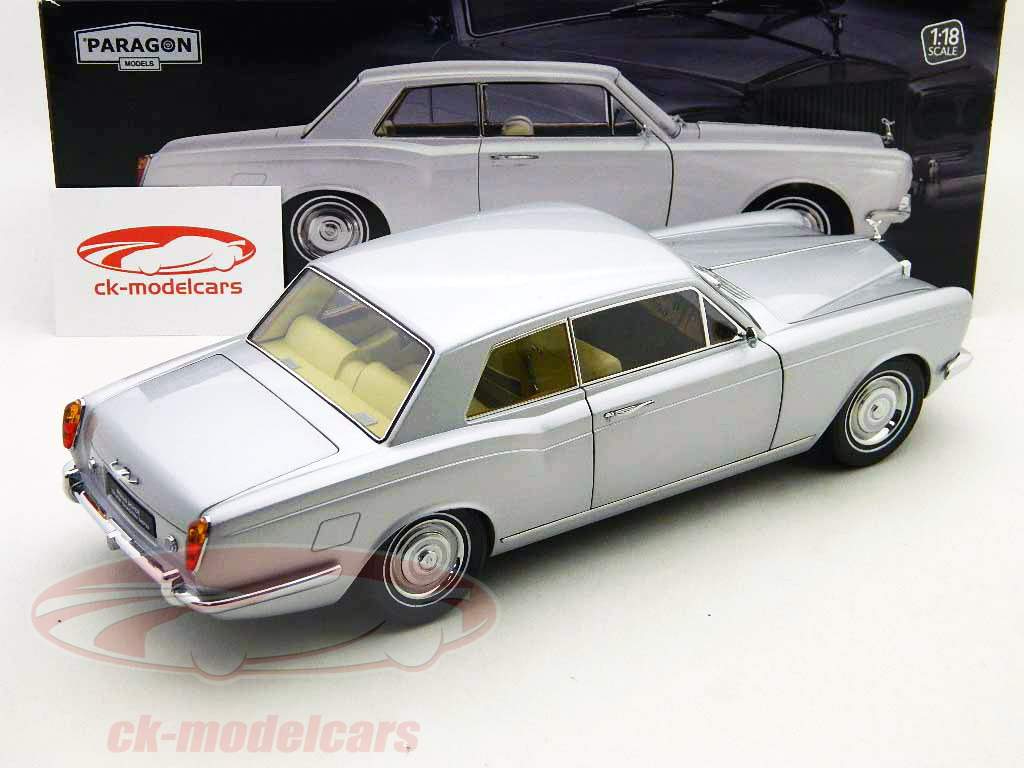Rolls Royce Coupé année 1971 argent / argent 1:18 Modèles Paragon