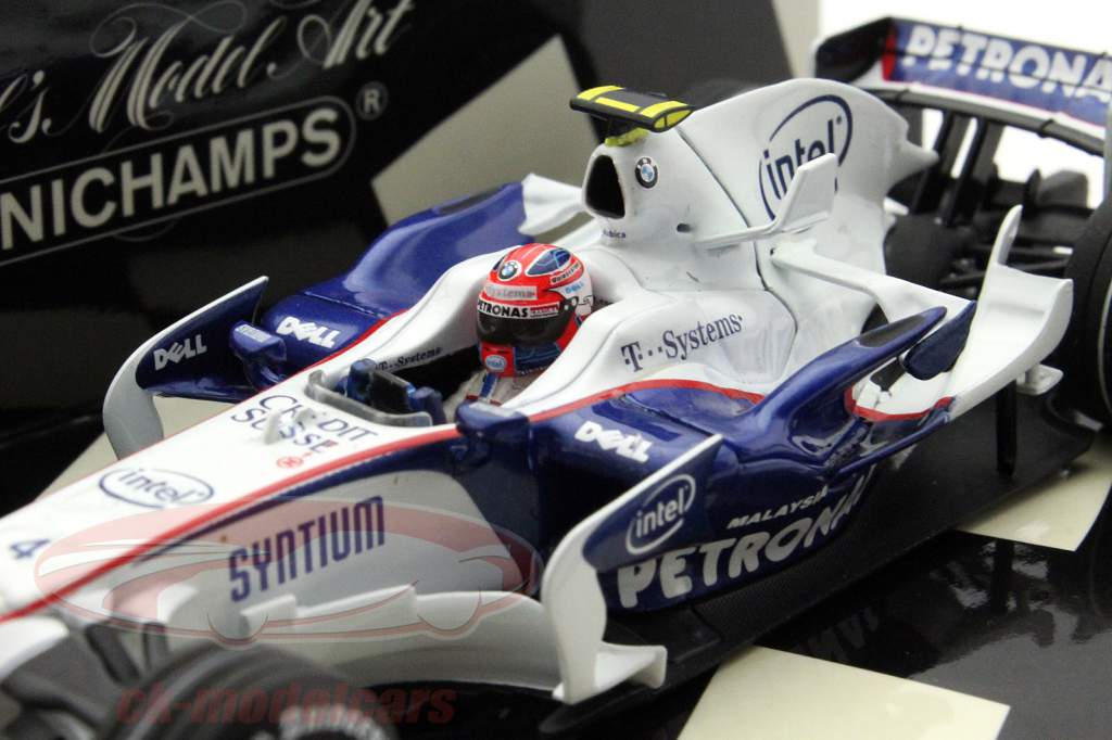 Minichamps 1:43 Robert Kubica BMW Sauber F1.08 #4 Winner