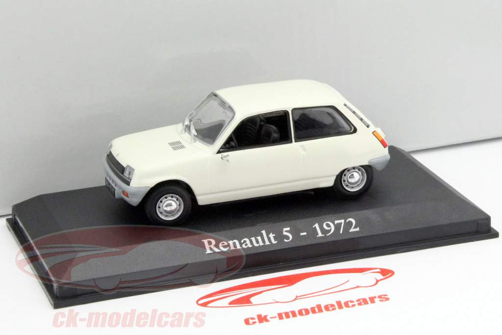Renault 5 año 1972 blanco 1:43 Altaya