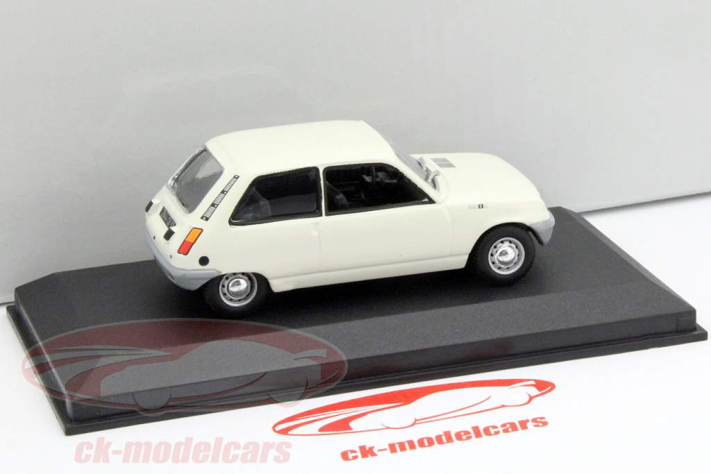Renault 5 año 1972 blanco 1:43 Altaya