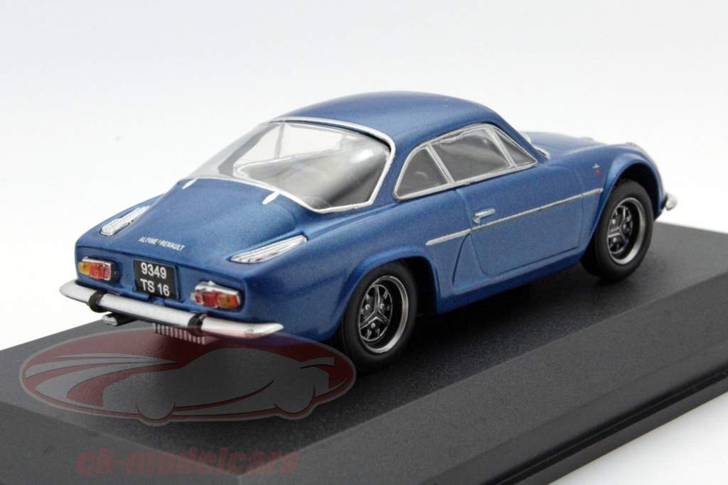 Renault Alpine A110 jaar 1969 blauw 1:43 Altaya