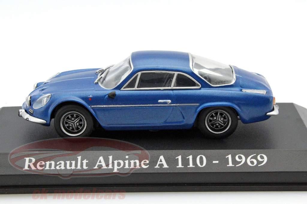 Renault Alpine A110 Year 1969 blue 1:43 Altaya