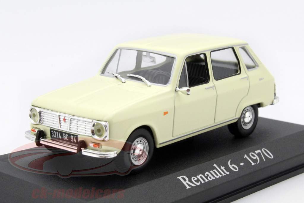 Renault 6 år 1970 creme 1:43 Altaya