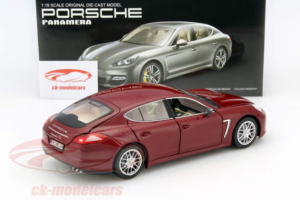 保时捷 Panamera 4S 2013年 红棕色 1:18 MZ Model
