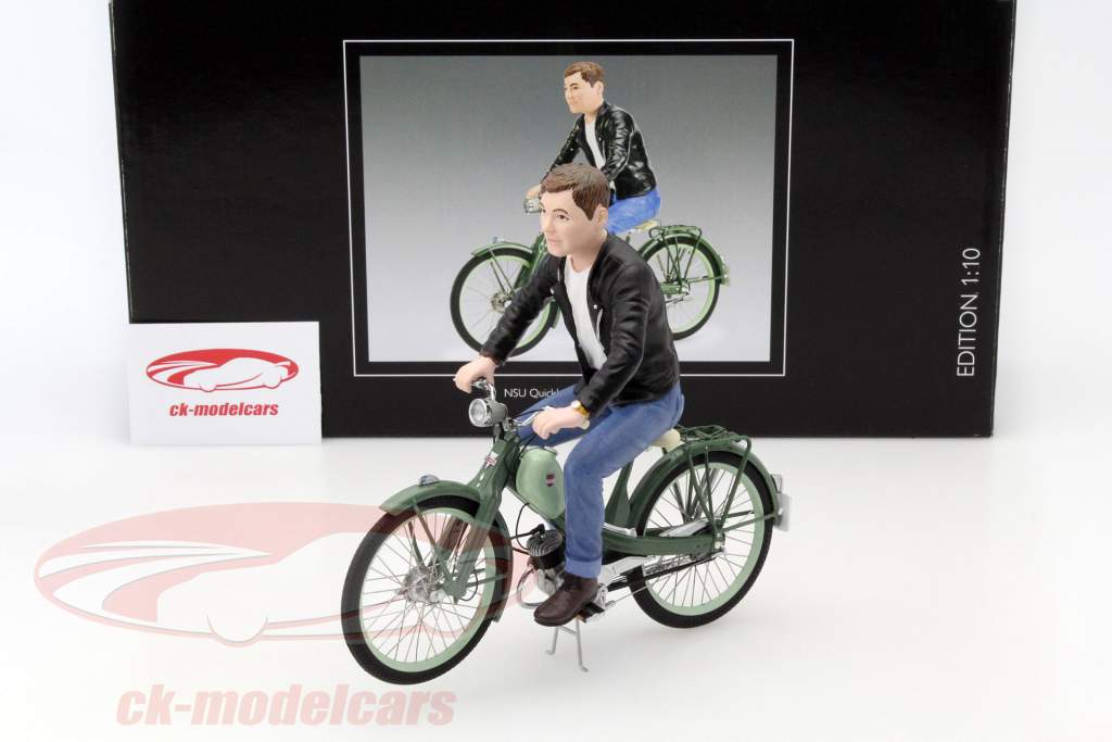 NSU Quickly met Fahrerfigur 1:10 Schuco