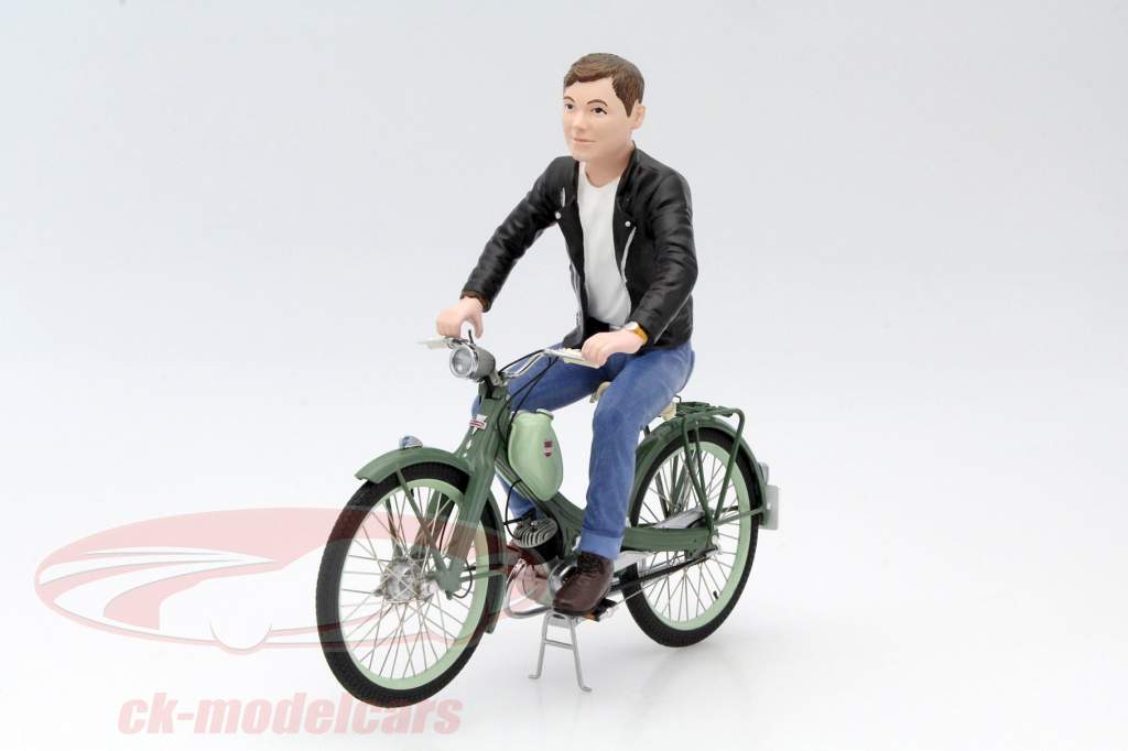 NSU Quickly met Fahrerfigur 1:10 Schuco