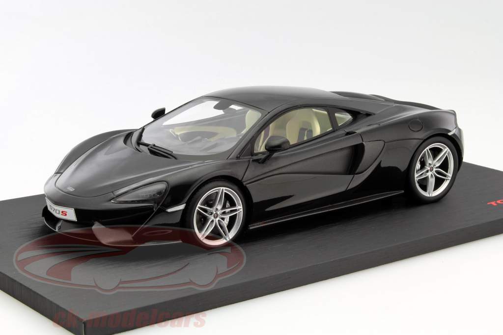 McLaren 570S Year 2015 black 1:18 TrueScale