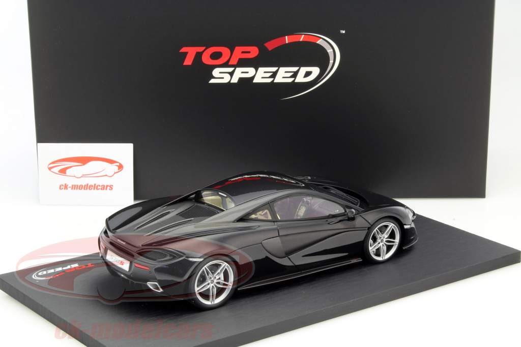 McLaren 570S anno 2015 nero 1:18 TrueScale