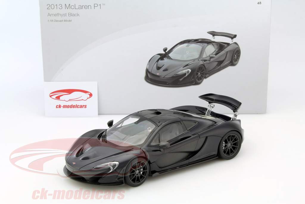 McLaren P1 año 2013 amatista negro 1:18 TrueScale