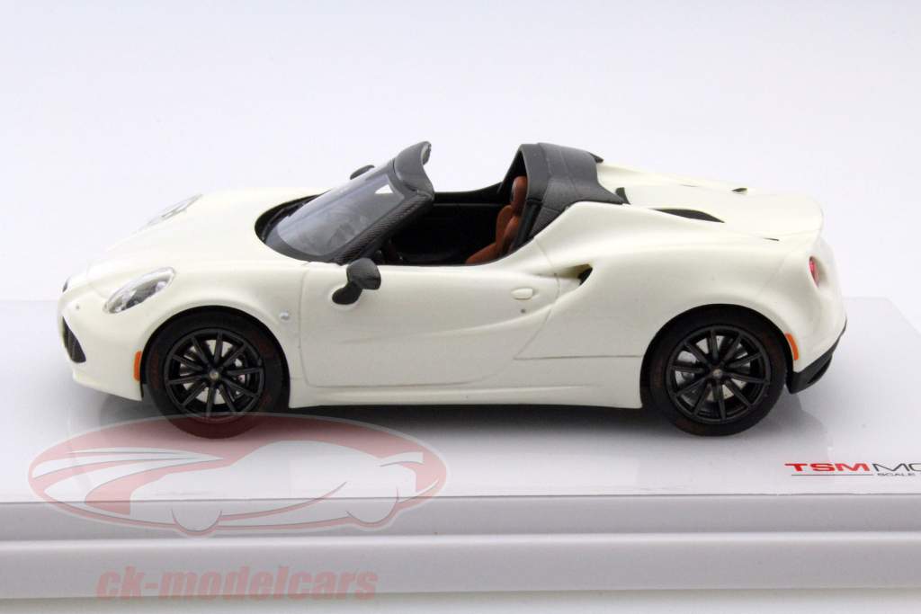 Alfa Romeo 4C Spider 概念 年 2015 白 1:43 TrueScale
