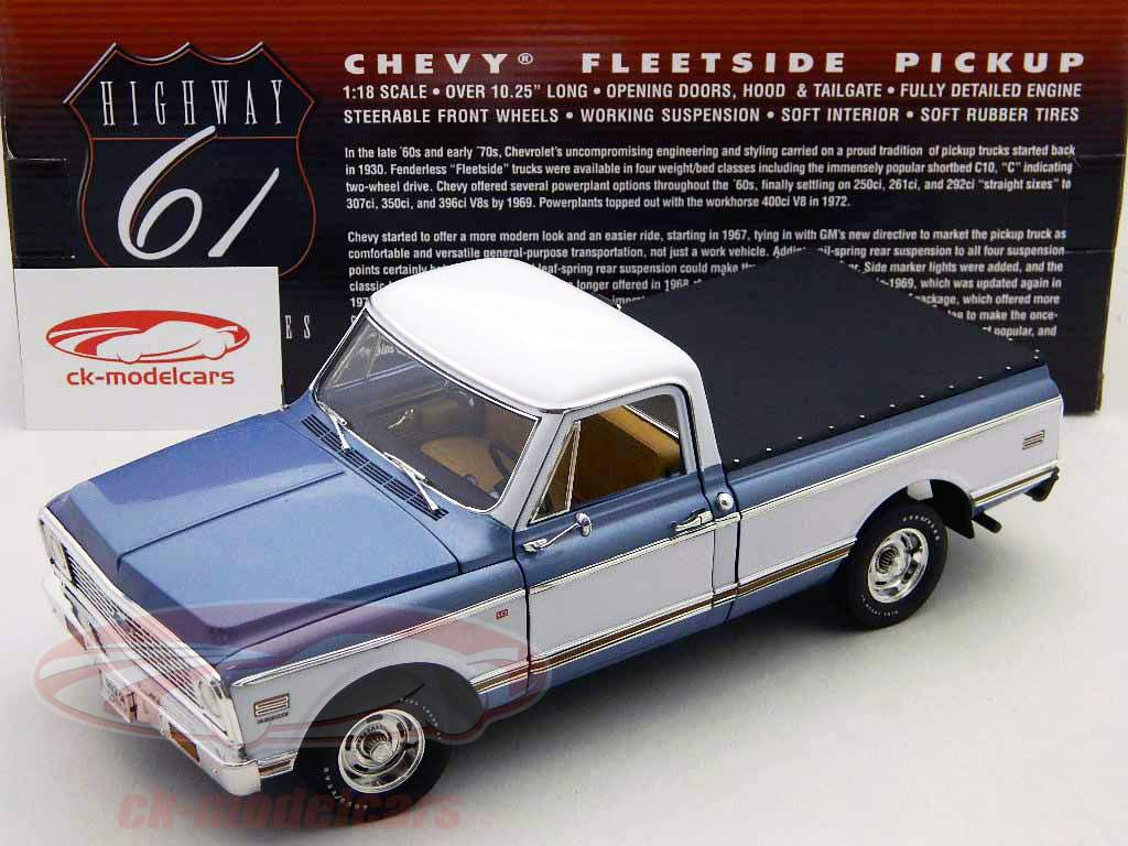 Chevrolet Fleetside Pickup C10 lightblue 1:18 Ertl