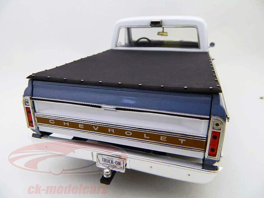 雪佛兰Fleetside C10皮卡浅蓝/蓝色1:18埃特尔