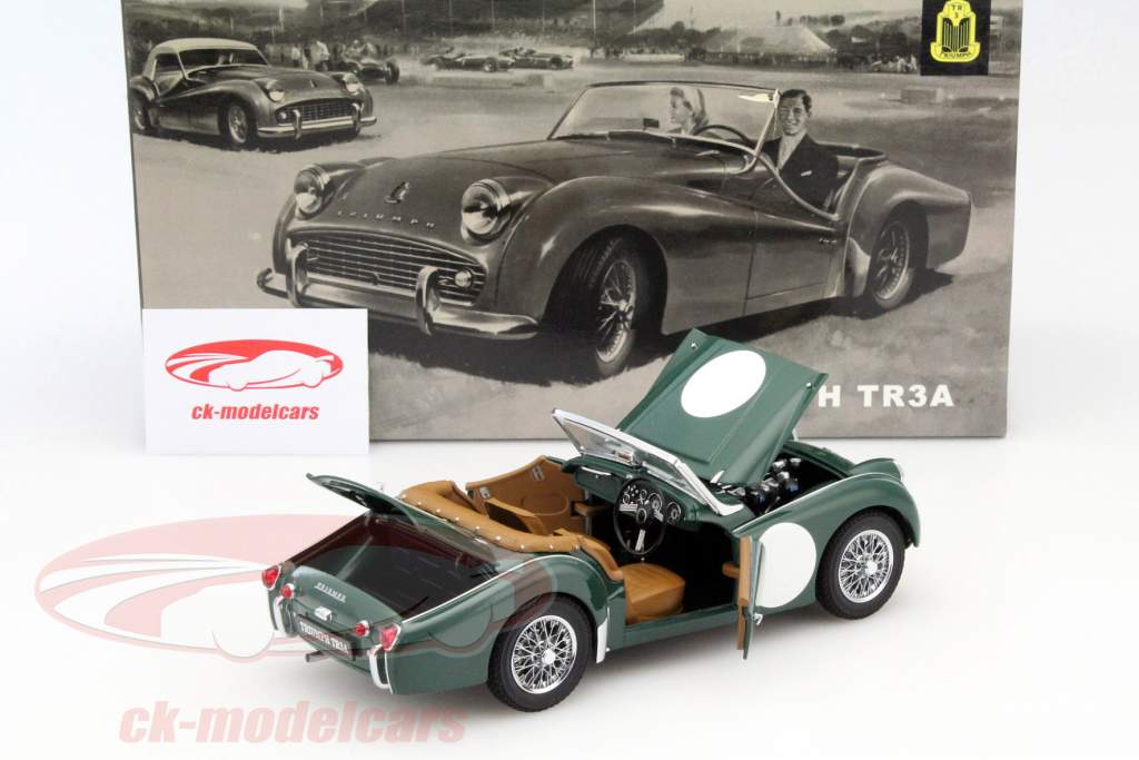 Triumph TR3A グリーン 1:18 Kyosho