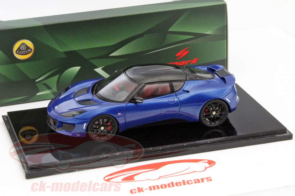 Lotus Evora 400 年 2015 蓝 1:43 Spark