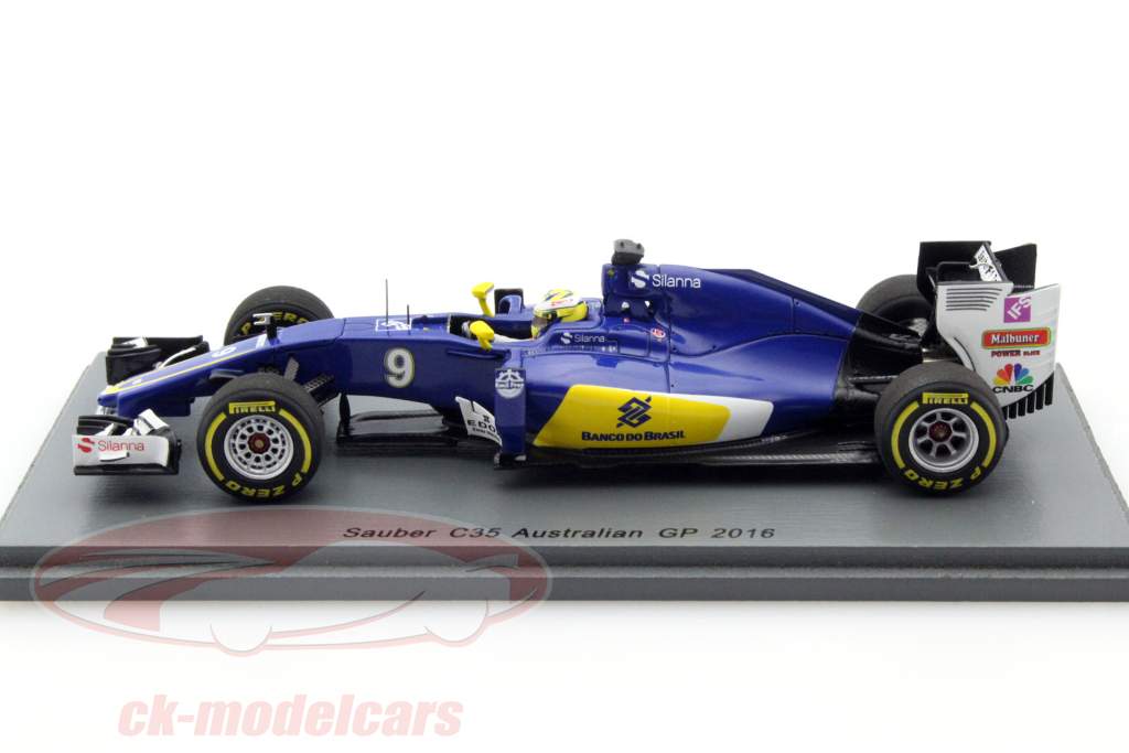 Marcus Ericsson Sauber C35 #9 Austrália GP fórmula 1 2016 1:43 Spark