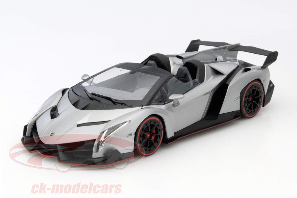 Lamborghini Veneno Roadster grau / rot 1:18 Kyosho