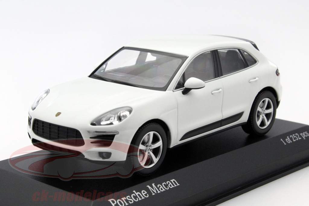 Porsche Macan año 2013 blanco 1:43 Minichamps