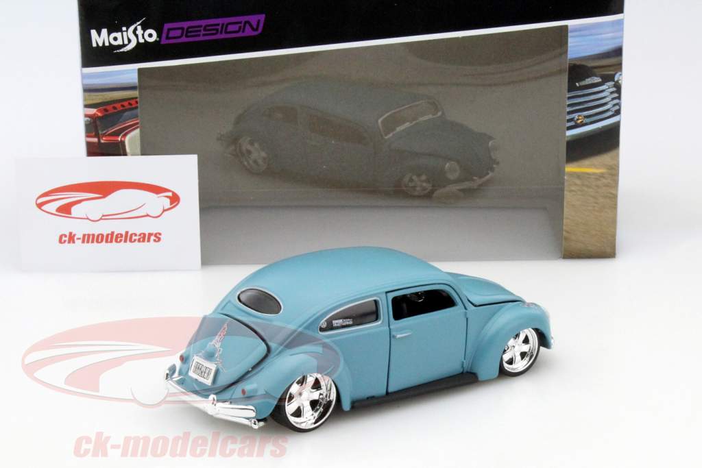 Volkswagen VW Beetle светло-голубой 1:24 Maisto