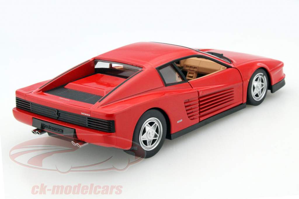 Ferrari Testarossa rød 1:24 Bburago
