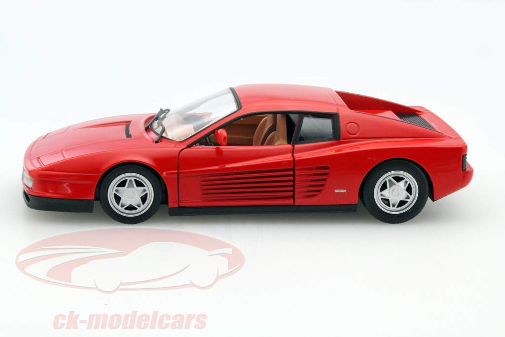 Ferrari Testarossa rood 1:24 Bburago