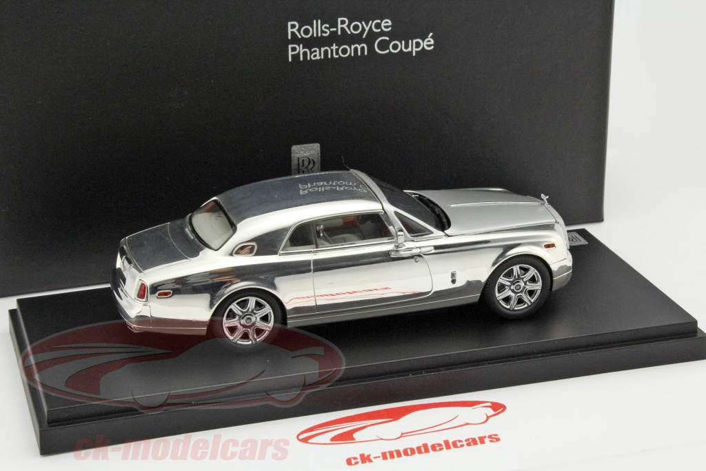 Rolls Royce Phantom Coupe sølv / krom 1:43 Kyosho