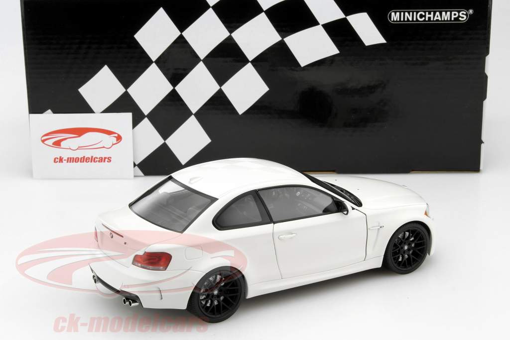 BMW 1er M Coupe US Version 年 2011 ホワイト 1:18 Minichamps