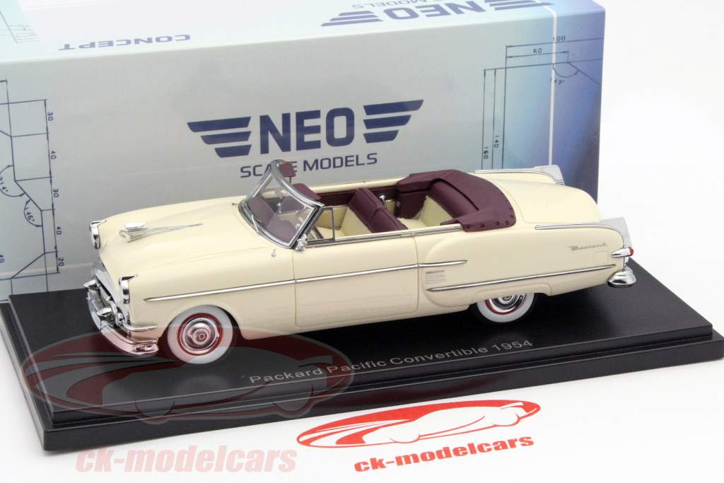 Packard Pacific Convertible 年 1954 ベージュ 1:43 Neo
