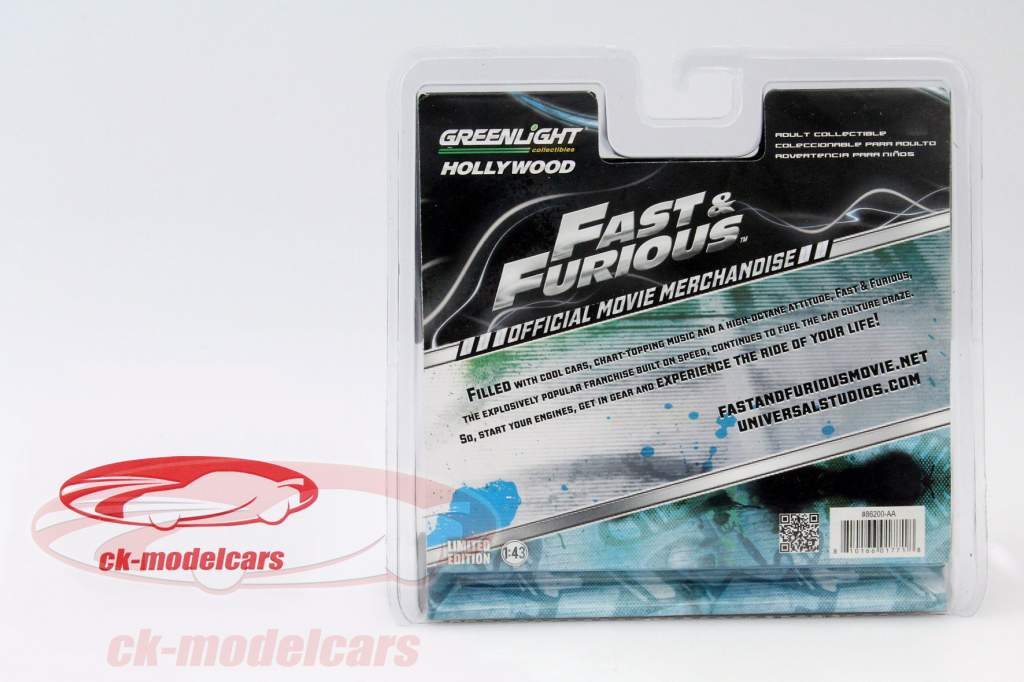 Darden's Dodge Challenger R/T jaar 1970 Fast and Furious film 1:43 Greenlight