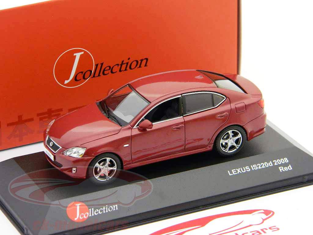 Lexus IS220d Año 2008 rot / red 1:43 JCollection