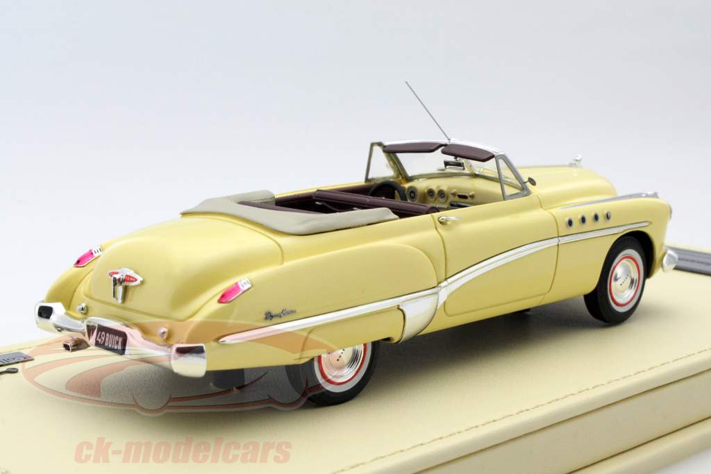 Buick Roadmaster Convertible år 1949 beige 1:43 TrueScale