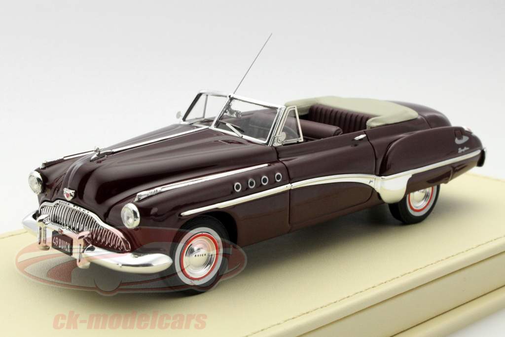 Buick Roadmaster Convertible année 1949 pourpre 1:43 TrueScale