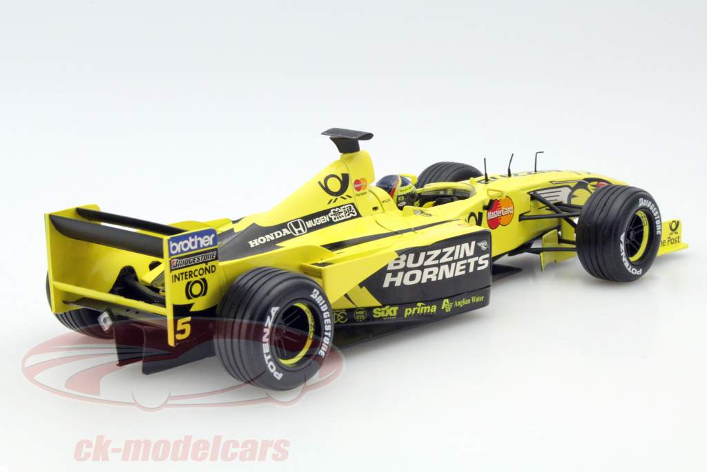1/18無限ホンダ　JORDAN EJ10 [H.H.F]Hot Wheels製 Hot Wheels 1:18 Scale Jordan Mugen-honda EJ10 Heinz Harald