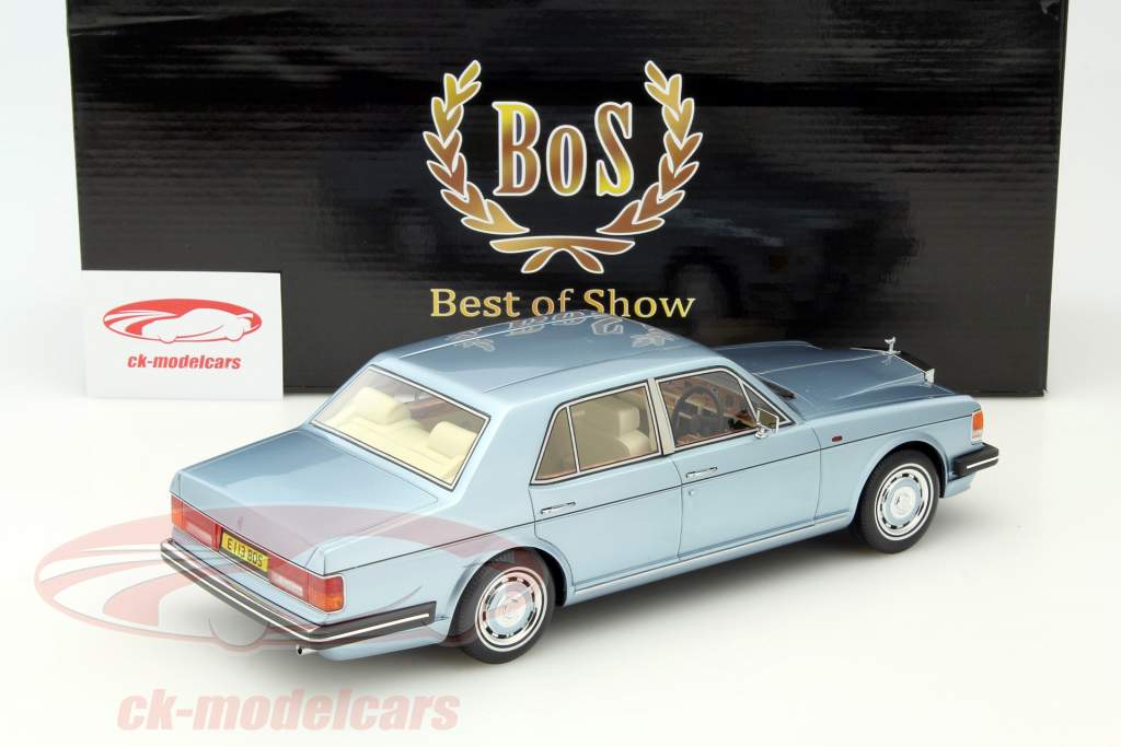 Rolls Royce Silver Spirit RHD 年 1987 ライトブルー 1:18 BoS-Models