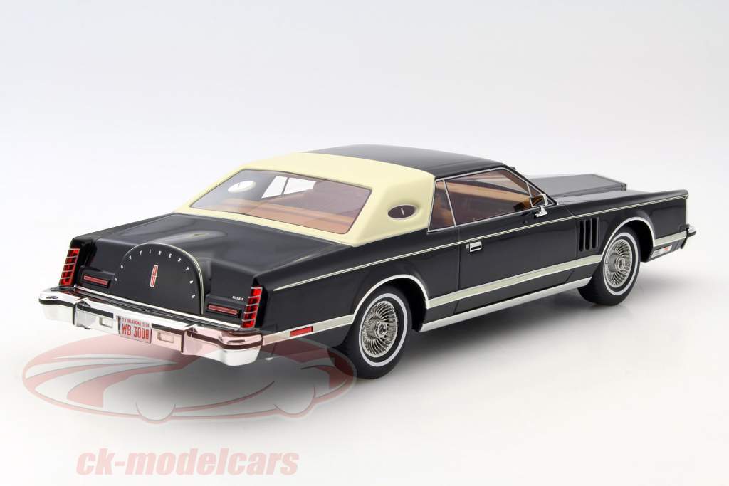 Lincoln Continental Mark 5 Coupe год 1978 черный / бежевый 1:18 BoS-Models