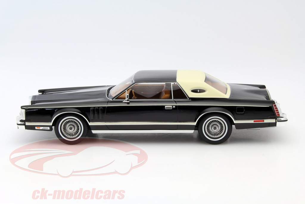 Lincoln Continental Mark 5 Coupe год 1978 черный / бежевый 1:18 BoS-Models