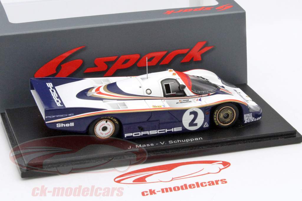 Porsche 956 #2 2nd 24h LeMans 1982 Mass, Schuppan 1:43 Spark