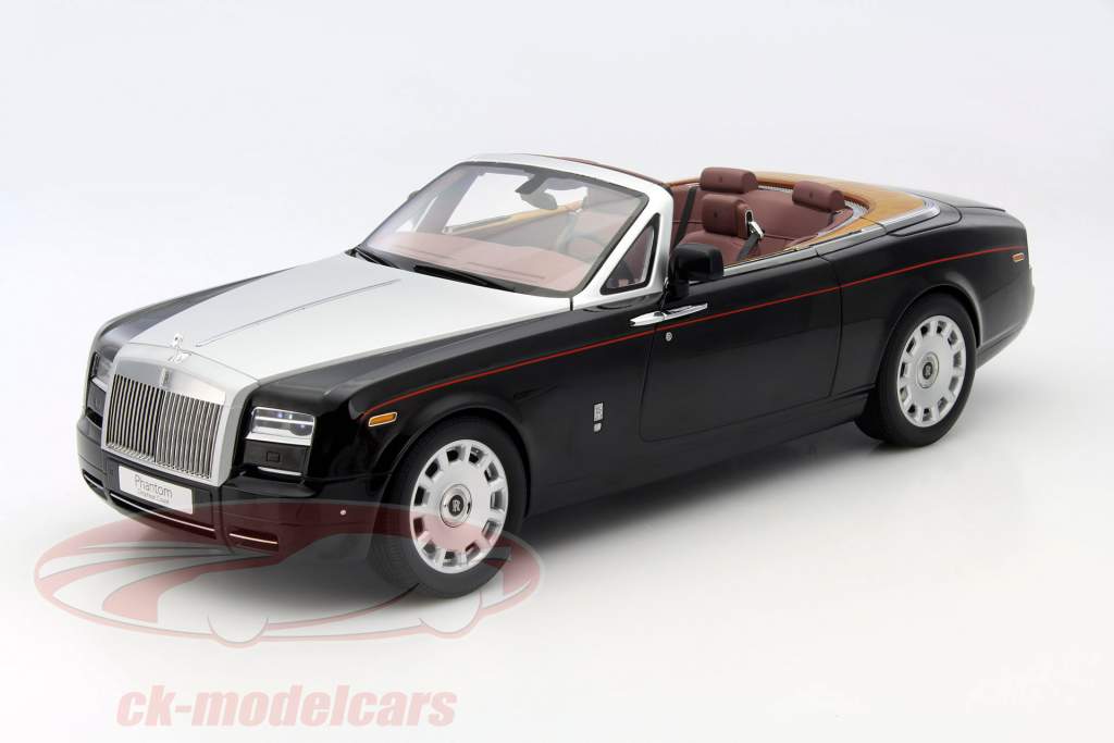 Rolls Royce Phantom Drophead Coupe 年 2012 黑 / 银 / 红 1:12 Kyosho