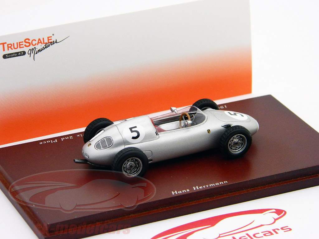 Porsche 718 Формула 2 #5 Х. Херрманн Одиночество GP второй 1960 1:43 TrueScale